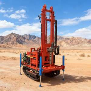 200m Ondiepe Waterput Boorinstallatie Dubbel Chassis Optionele Boorinstallatie Rupsbanden Lopende Kleine Waterput Boorinstallatie - Product Image 5