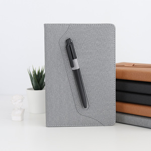 Diario personalizzato formato A5 B5 diario con copertina rigida non datato punteggiato in pelle PU quaderno settimanale mensile con portapenne - Product Image 6