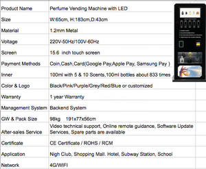 Diffuseur d'arômes professionnel commercial, écran tactile intelligent, distributeur automatique de parfum, diffuseur d'arômes pour hall d'hôtel - Product Image 6