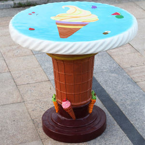 Más populares de arte pop arte de fibra de vidrio escultura creativo de la vida de hielo del tamaño de mesa crema de hielo crema tienda Decoración - Product Image 4