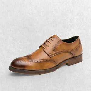 Handmade Lace-up Breathable Anti-Slippery Flat Casual Men's Office & Career Spring Summer Autumn Shoes - Product Image 3