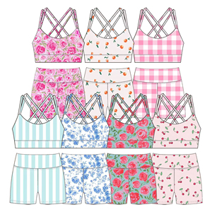 2024 Hot Sale Back Double Cross Yoga <strong>Set</strong> Gym Fitness <strong>Sets</strong> <strong>Tie</strong> <strong>Dye</strong> Girl Summer Nylon Active Wear <strong>Set</strong> - Product Image 4