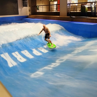 Simulateur de surf commercial intérieur en acier, lagune à vagues artificielles, plateforme de surf pour débutants et riders avancés, Surfstage F2512