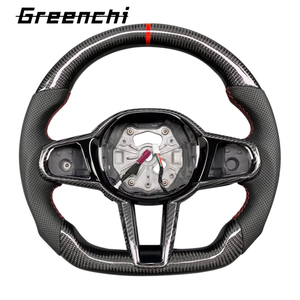 พวงมาลัยคาร์บอนไฟเบอร์สำหรับรถยนต์โตโยต้า ซูปรา บูล เดมอน คิง A90 A91 รุ่นปรับปรุง - Product Image 1