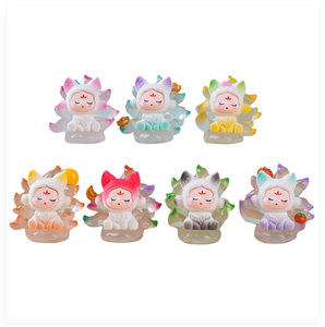 Petite figurine cadeau, statues en résine d'anime, artisanat, figurine de renard, sculpture de dessin animé, <span class=keywords><strong>petit</strong></span> animal, ornements de <span class=keywords><strong>jardin</strong></span>, décoration de gâteau - Product Image 5