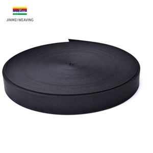 Black Web Flat Strap 1&quot; Inch W 2CM Wide 38mm Polypropylene PP <strong>Webbing</strong> For Bags - Product Image 3