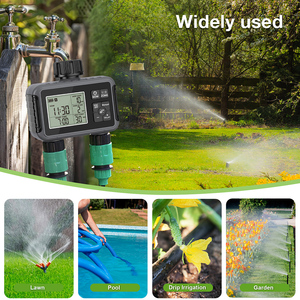 Temporizador de agua digital inteligente de 2 salidas al por mayor dispositivo de riego impermeable automático controlador de riego - Product Image 6