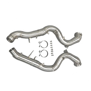 Tuyaux d'échappement en acier inoxydable 304 pour Mercedes Benz GLE63 W167 AMG 4.0T 2020+  Tuyau d'échappement droit - Product Image 3