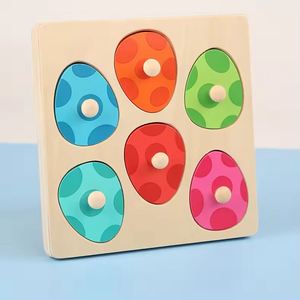 Montessori Mama Montessori Toys Toddler <b>Puzzle</b> - Dual Layered Wooden <b>Puzzles</b> for Toddlers Dinosaur Toy Educational Toy - Product Image 4