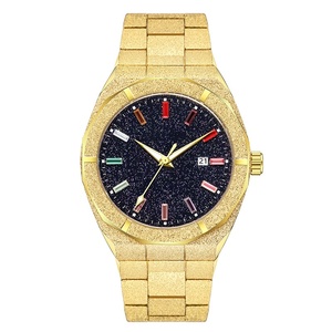 Montre pour homme en acier inoxydable doré pour homme <span class=keywords><strong>ou</strong></span> femme Ensemble de montres OEM Montre populaire - Product Image 2