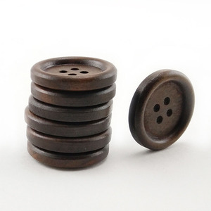 Deepeel BP003 11-15Mm Tự Làm Áo Len Áo Khoác Phụ Kiện May Mặc Nút Gỗ Tròn 4 Lỗ Tự Nhiên - Product Image 6