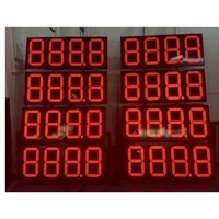 Panneau d'affichage LED haute luminosité pour prix de carburant 888.8, écran numérique étanche et anti-poussière pour stations-service australiennes et commerces de détail