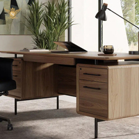 Bureau Minimaliste à Hauteur Réglable avec Plateau pour Chambre à Coucher et Usage Domestique