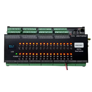 킨코니 공식 스토어 A32 Pro <span class=keywords><strong>ESP32</strong></span> 이더넷 RS485 4G 릴레이 모듈 32CH 릴레이 2CH 조광기 LCD MQTT HTTP TCP ESPhome - Product Image 2
