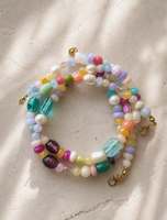 Lot de 15 colliers artisanaux haut de gamme en perles de culture d'eau douce et perles de rocaille, style baroque, délicats, pour usage quotidien, bijoux en pierre naturelle pour marques DTC