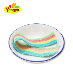 High Quality Soft Rolls Long Colorful <strong>Sour</strong> Band Candies with Soft for <strong>Skittles</strong> Flavors - Product Image 2