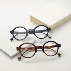 Nuevas gafas de lectura de luz azul con marco pequeño de estilos Retro de moda, gafas de lectura Unisex de alta calidad con logotipo personalizado - Product Image 2