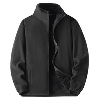 Blouson bomber unisexe haut de gamme en polaire enduite, résistant au vent, avec logo frontal et capuche, style streetwear