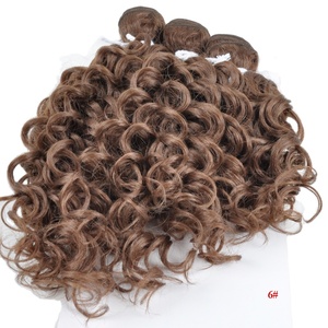 Rebecca Fashion-mechones de pelo sintético de alta calidad, extensiones de pelo sintético populares, oferta - Product Image 1
