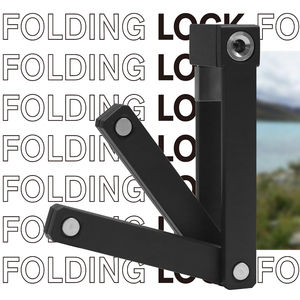 Meilleures ventes 2024 : Petit cadenas pliable en acier pour vélo, facile à transporter pour les enfants, pour vélo et voiture - Product Image 4