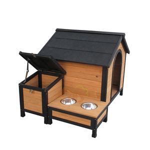 ओम xmgs लकड़ी के कुत्ते केनेल क्षैतिज स्लाइडिंग जानवरों जानवरों के कैरिज वाहक और घरों - Product Image 3
