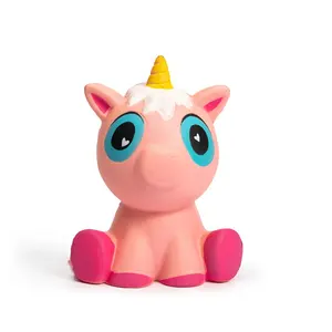 Yeni yenilikçi ürünler stres giderici yumuşak PU kawaii unicorn yavaş yükselen yumuşacık oyuncaklar özel squishy Pu stres topu