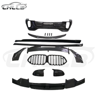 Kit Completo de Carrocería de Fibra de Carbono LLB para BMW X6 G06/X6M F96 2020-2025: Labio Delantero/Faldones Laterales/Difusor Trasero/Alerón/Cubiertas de Espejos/Capó