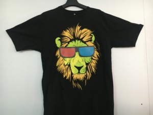 Tùy chỉnh ánh sáng lên âm thanh kích hoạt EL nhấp nháy Áo Thun LED Đảng khuyến mãi quảng cáo hoạt hình t Áo sơ mi không có moq - Product Image 6