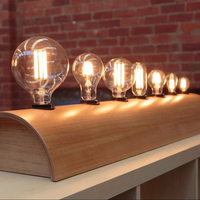 Haute qualité 360 degrés E27 Dimmable Vintage LED ampoule à filament prix de gros G95 Edison ampoule corps de lampe en verre