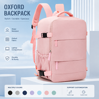 Sac à dos de voyage Oxford avec logo personnalisé, approuvé par les compagnies aériennes, sac à dos pour ordinateur portable, grande capacité, imperméable, sac d'école, OEM ODM