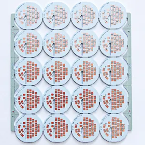 Round Led Pcb Board With Aluminum Material and OSP Organic Surface Protect Lead Free HASL Printed Circuit Board For Led