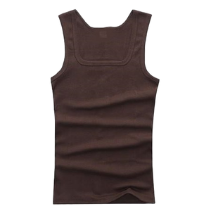 Commercio all'ingrosso di alta qualità abbigliamento da lavoro elastico sottile da palestra a coste <span class=keywords><strong>canotta</strong></span> multicolore in cotone tinta unita - Product Image 3