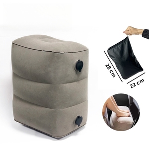 Oreiller de voiture en PVC personnalisé hauteur réglable repose-pieds de voiture oreiller de voyage sous le bureau repose-pieds <span class=keywords><strong>coussin</strong></span> <span class=keywords><strong>gonflable</strong></span> - Product Image 2