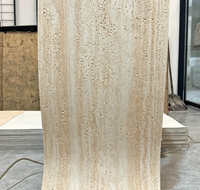 Décoration d'hôtel et de villa moderne en PU beige, imitation pierre souple, pour intérieur et extérieur, facile à installer, imperméable