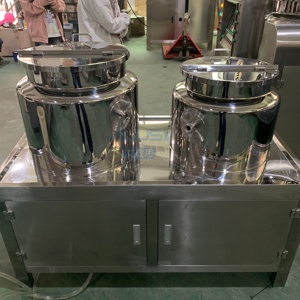 Hydraulic Lifting High Shear Vacuum Defoaming Emulsifier Agitator Motor for Cream Lotion Sunscreen SUS316L Material 50L Capacity - Product Image 6