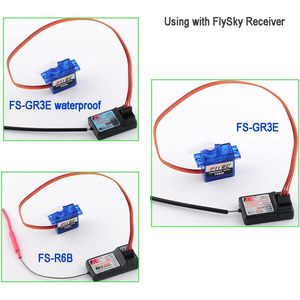 เซอร์โวมอเตอร์หมุนต่อเนื่องขนาดเล็ก DiyMalls Fs90r 360 องศา พร้อมล้อและยาง สำหรับ Arduino Microbit รถสมาร์ทคาร์ หุ่นยนต์ - Product Image 5