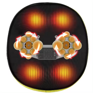 Alat pijat kaki Shiatsu, pemijat kaki & punggung 2 dalam 1 panas dengan bantalan pemanas, bantalan, atau penghangat kaki - Product Image 6