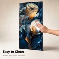 Lámina de PVC con Efecto Mármol, Revestimiento UV, Panel de Pared de Mármol Artificial Impermeable para Decoración de Interiores