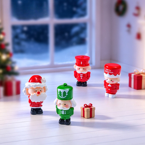 Nouvelle figurine <span class=keywords><strong>de</strong></span> Noël mignonne, accessoires <span class=keywords><strong>de</strong></span> décoration DIY, micro-paysage, petits ornements <span class=keywords><strong>de</strong></span> bureau - Product Image 1