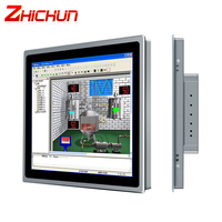 Écran industriel IP65, moniteur tactile capacitif, entrée VGA DVI, écran LCD IPS, série professionnelle, application de bureau, HDR DC