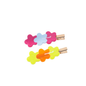 Chasesun Floral Acetate Hair <b>Clip</b> Colorful Sweet Style Daily Use - Product Image 5