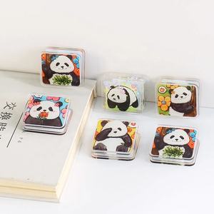 Pince Panda mignonne pince à reliure en <span class=keywords><strong>acrylique</strong></span> pince à papier en plastique pour index de fichiers et stockage de papeterie Photo utilisation bureau et école - Product Image 4
