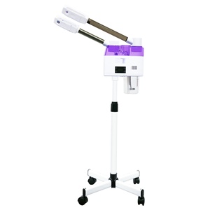 Face Steaming Device 2 in 1 Nano Ionic Hot Professional Spa Luxury Stand Ozone Steam Manual Facial Machine <b>Steamer</b> - Product Image 1