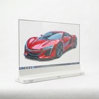 Écran OLED 2K 55 pouces transparent OEM, base personnalisée, publicité commerciale, promotion en magasin, signalétique interactive tactile ODM