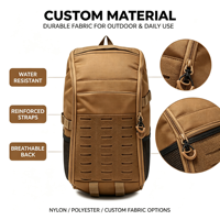 Sac à bandoulière en polyester imperméable et antivol pour activités de plein air, sac de poitrine pour l'escalade, la randonnée, le camping, la chasse, sac à dos de jour