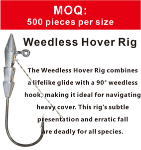 Onkruidloze Hover <span class=keywords><strong>Rig</strong></span> Vissen Lood <span class=keywords><strong>Jig</strong></span> Hoofd - Product Image 2