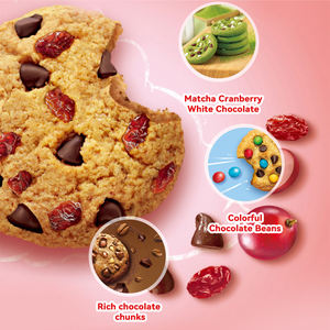 Meilleures ventes <span class=keywords><strong>de</strong></span> biscuits mous Cookies aromatisés au chocolat Cookies saveur canneberge Collations exotiques 85g - Product Image 3