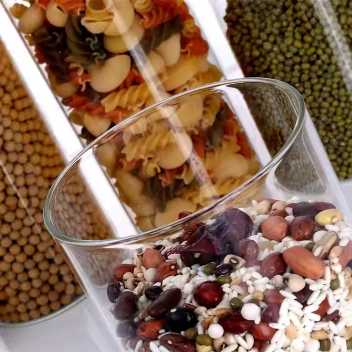 100ml 120ml 250ml 500ml 1000ml Bamboo Lid Kitchen Food Glass Storage Jars 1oz 2oz 8oz 16oz 32oz 4oz Glass Jars with Lids