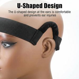 Diadema elástica de encaje <span class=keywords><strong>frontal</strong></span> para peluca con logo personalizado, banda para la <span class=keywords><strong>cabeza</strong></span> de fusión indolora para mujeres, para peinado de pelucas - Product Image 3