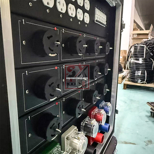 Caja de distribución de energía 13U 18 vías Camlock L5 20 L14 50R Rack eléctrico con 3 fases 600A para distribución de energía de 18 vías - Product Image 2